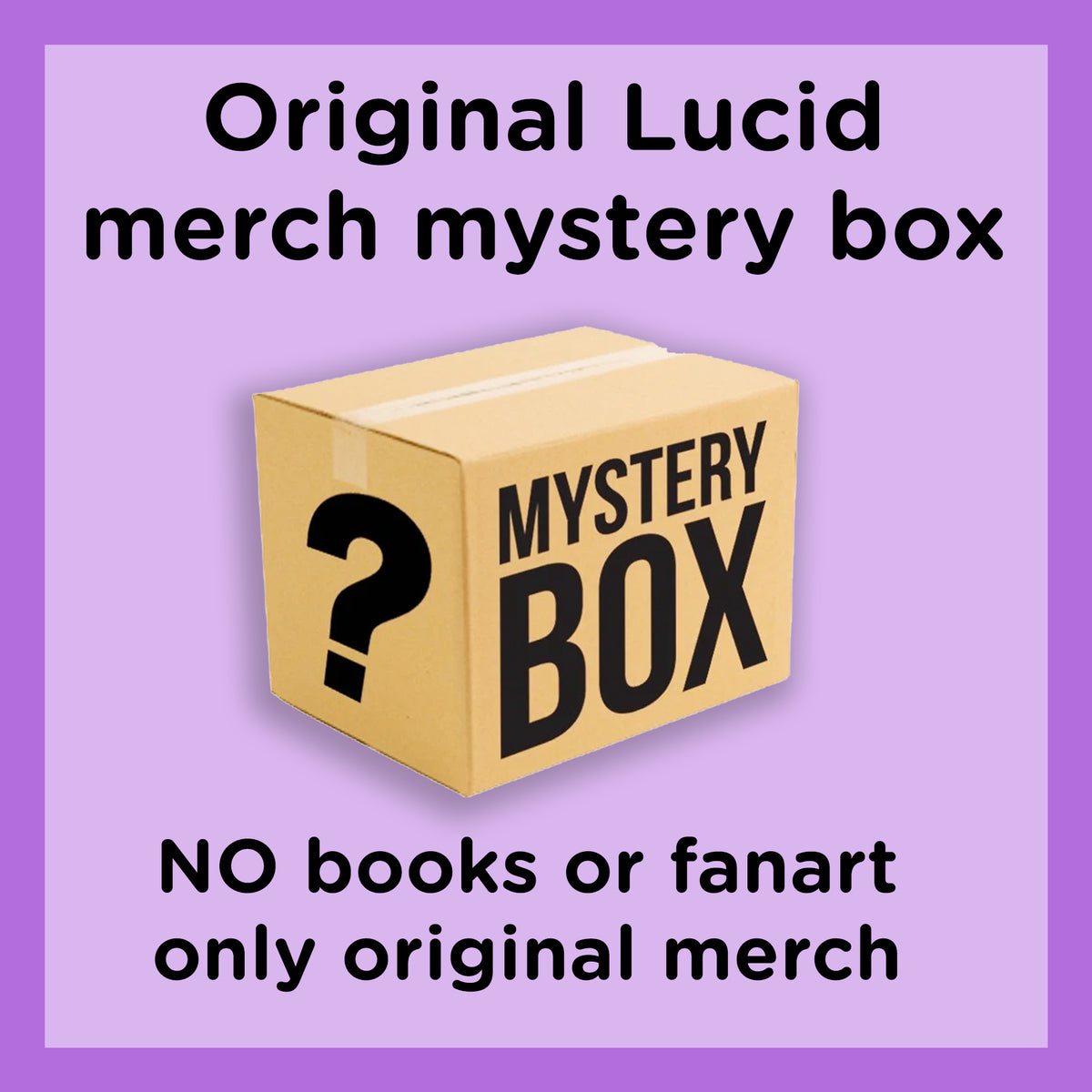 MYSTERY BOX* original merch – misslucidcomics