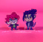 The Hunt little guys acrylic stands