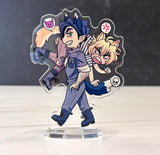 The Hunt carrying standees